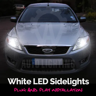 $5.58 • Buy For Ford Mondeo MK4 2007-2014 White LED Sidelight Bulbs Upgrade *SALE*