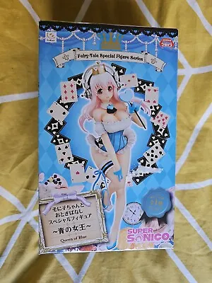 Super Sonico Fairy Tail Special Figure Queen Of Blue 22cm FuRyu - New And Sealed • £65