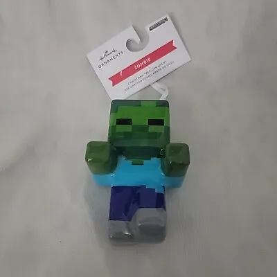 Hallmark Minecraft Zombie Christmas Tree Ornament NWT • $8