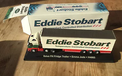 Model Eddie Stobart Lorry Volvo FH Refrigerated Truck Bachmann 1:76 OO Scale • £15