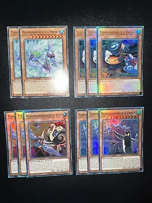 Yugioh Floowandereeze Deck Core - 16 Cards - Mixed Rarity/Sets/Editions • £4.29