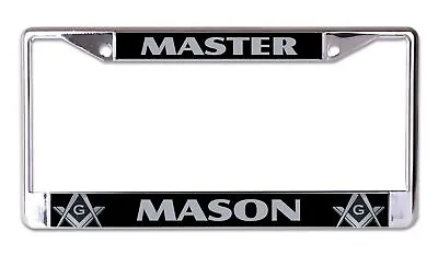 Master Mason Chrome License Plate Frame • $22.99