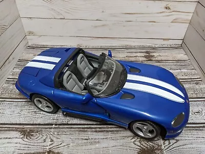 Anson Diecast 1:12 Scale Blue Dodge Viper RT 10 Collector Car • $89.99