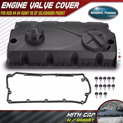 Engine Valve Cover W/ Gasket & Cap For Volkswagen Passat L4 2.0L TDI 2004-2005 • $57.99