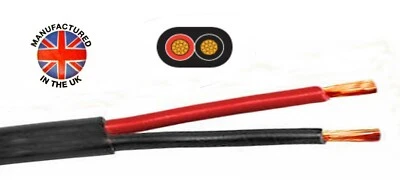 £2.30 • Buy Thin Wall TWIN CORE Cable 2 X 0.5mm² (20AWG) 11amp, Auto, Marine,  TCC205TW