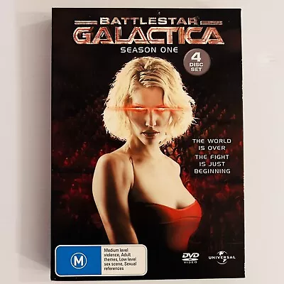 Battlestar Galactica Season One - DVD - Region 4 - 4 Disc Set • $4