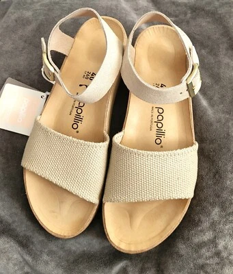 £80 • Buy Birkenstock Papillio Glenda In Sandcastle, Size 7 EU40, Narrow Fit 