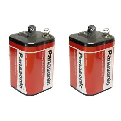 2x Panasonic 4R25R 6v PJ996 Torch Lantern Battery 6 Volt 908 996 430 Batteries • £11.90