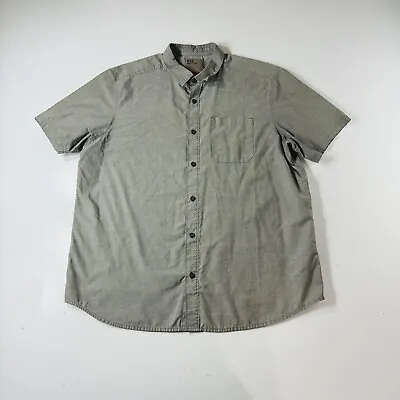 5.11 Tactical Snap Button Shirt Short Sleeve Light Gray Men’s Size Large • $19.95