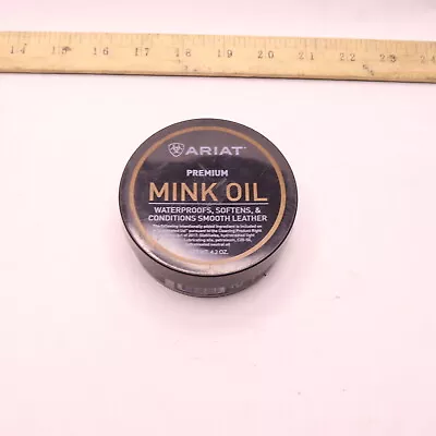 Ariat Waterproof Mink Oil Paste For Leather & Vinyl Beige 4.2oz A27010 • $7.34