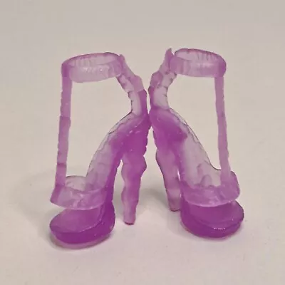 Monster High Doll Abbey Bominable Skull Shores Purple Icicle Shoes/Sandals • $4.99