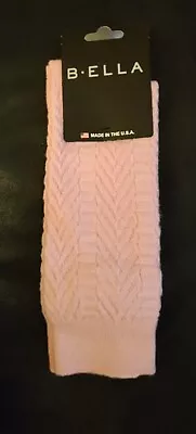 B. Ella  Wool Blend Women's Socks Soft Pink Crew. New With Tags! Usa Made!! • $9.99