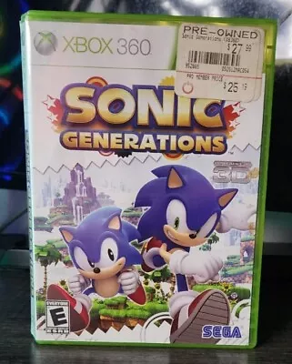 Sonic Generations - Xbox 360 (Tested & Works) No Manual • $12