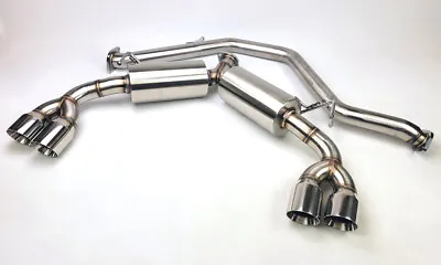 2019+ Toyota Corolla Hatchback Dual Exit Quad Tip Catback Exhaust System • $575.99