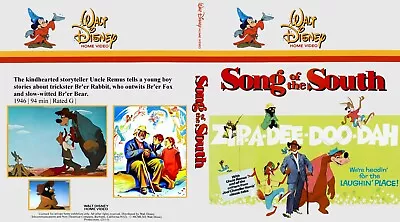 $15 • Buy SONG OF THE SOUTH 1946 CUSTOM Blu-ray Replacement Cover A (no Discs) DISNEY