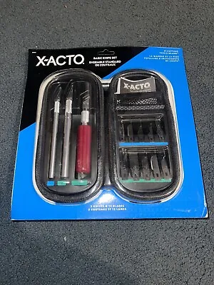 X-ACTO Compression Basic Knife Set 3 Knives 13 Blades Soft Carry Case - New! • $17.99
