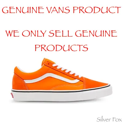 Vans Old Skool Orange Tiger Skate Shoes Sneakers Runners Brand New With Tags • $59.95