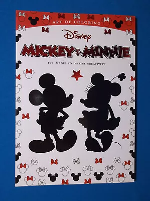 ART OF COLORING - Disney *MICKEY & MINNIE* Coloring Book - 100 IMAGES - NEW • $14.50