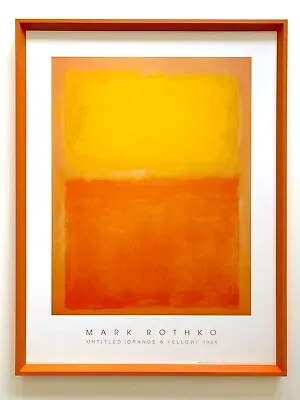 Mark Rothko Lithograph Print Framed Abstract Expressionist Poster Untitled 1956 • $2850