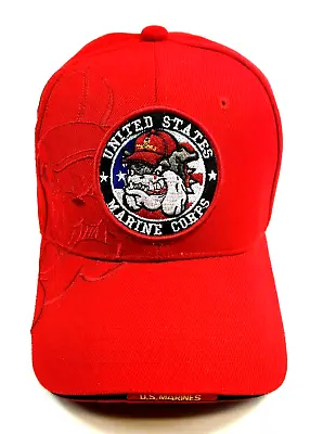 United States Marine Corps Hat Devil Dog Red One Size Ouh-Rah Official Licensed • $13.15