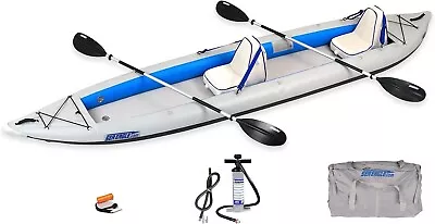 Sea Eagle 2 Person Inflatable Kayak Deluxe Kit Smoother Paddling Experience ✅ • $1299