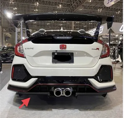 FK8 For 17-21 Honda Civic Type-R Varis Style Carbon Fiber Rear Diffuser Bumper • $2459