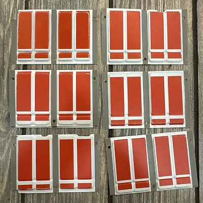 Kenner Girder & Panel Building Set Replacement Windows Lot Of 6 Red • $17.99