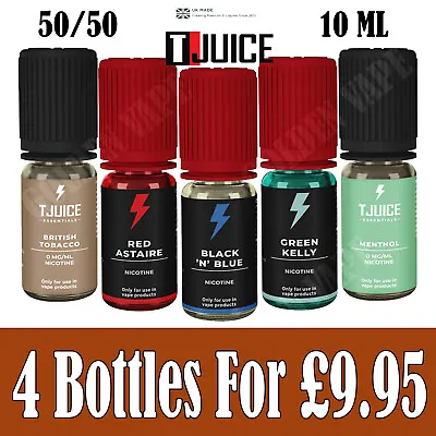 T Juice Red Astaire E Liquid 3mg 6mg 12mg 18mg - 50/50 | BUY 4 Bottles For £9.95 • £9.95