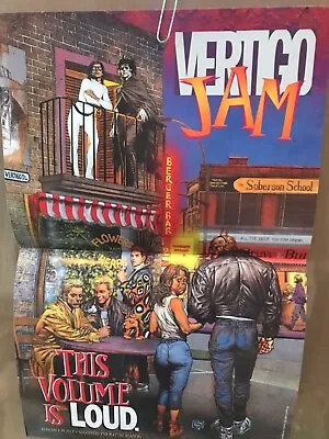 VERTIGO JAM PROMO POSTER Folded Poster: DC 1993 NM; Glen Fabry Art Sandman • $15