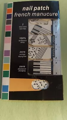 Nip B &w Musical Notes Nail Patches  Up To 7 Day Wear 14 Strips • $1