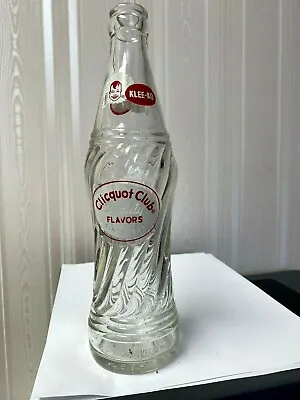 $6.95 • Buy Vintage Soda Pop Beverage Bottle  - ACL -  Clicquot Club, Millis, Mass.