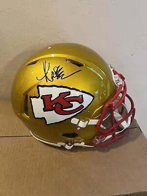 Marcus Allen Signed Chiefs Flash Authentic Helmet Beckett • $400