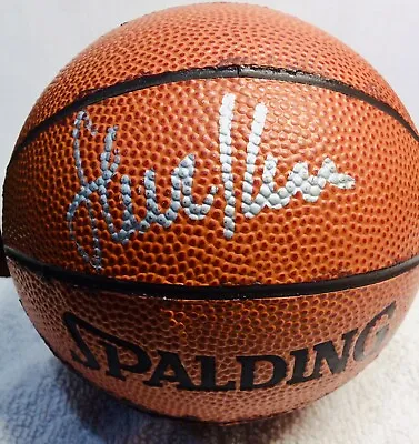 Steve Kerr Hand Signed Spalding Mini Basketball *Beautiful Autograph* See Pics • $26.27