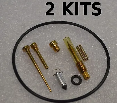 2x Kawasaki 76-78 KZ400 A D S Carburetor Carb Rebuild Kit - 2 KITS • $15