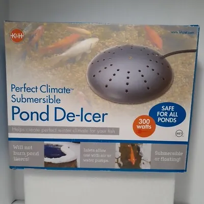 K&H Pet Products Thermo-Pond Perfect Climate Submersible Fish Frozen De-Icer   • $12.88