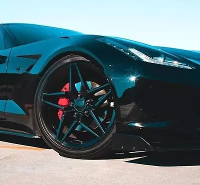 19  20  MRR M755 Gloss Black Wheels For C6 C7 Corvette Z06 Grandsport ZR1 • $1699