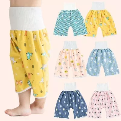 2 In 1 Baby Training Pants Diaper Waterproof Leak-proof Kids Nappy Sleeping UK • £7.20