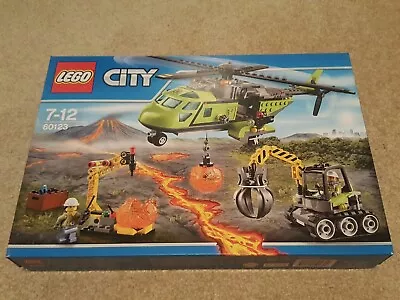 Lego City 60123 Lego Explorers Volcano Helicopter Supply Brand New In Box • $120