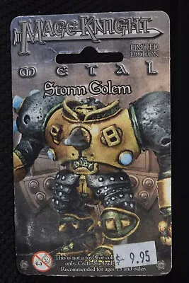 Mage Knight Limited Edition Metal Mini ~ Storm Golem 549~ Sealed! • $25.99