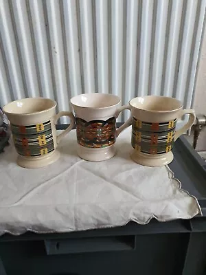 Hornsea Pottery Classic Tankard Ceramic Coffee Or Tea Mugs X 2 Drinkware • £6