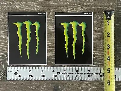 MONSTER ENERGY  M  Logo Stickers Decals -- 2 For $4.50 • $4.50