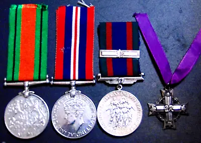 CANADA WW2 Medals MEMORIAL CROSS RCAF Set Flight Officer A A TILTON • $499.99
