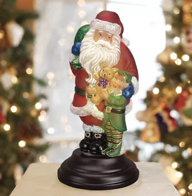 2015 Merck Old World Christmas Santa's Bright-eyed Buddy Light 529771  New NIB • $69