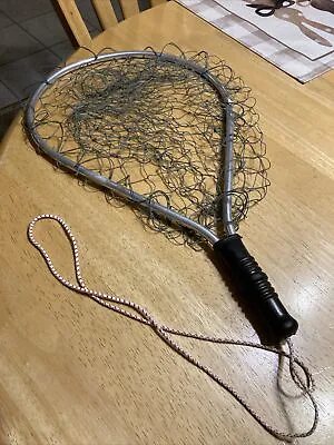 Vintage Aluminum Fly Fishing Trout Landing Hand Net  Taiwan • $12