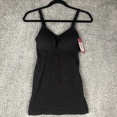 $14.99 • Buy Bravado! BASICS Slimming Maternity And Nursing Cami Black Size S/P New With Tag