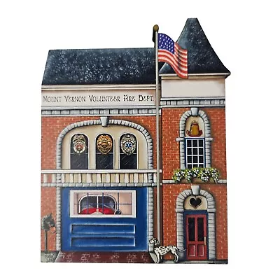 Brandywine Shelf Sitter Building Mount Vernon Volunteer Fire Dept. Made In USA • $9.97