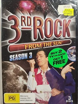 3rd Rock From The Sun : Season 3 (Box Set DVD 1998) • $18.90