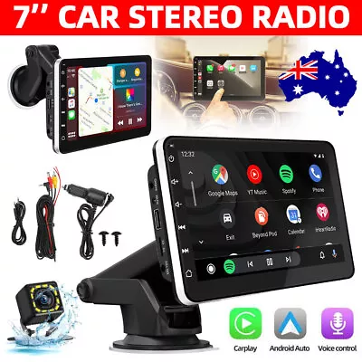 9 Car Stereo Radio For Wireless Apple Carplay&Android Auto Portable Head Unit FM • $95.95