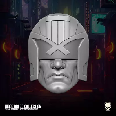 Judge Dredd V1 2000 A.D. Mega City One Custom Head For Action Figures • $12