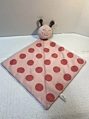 $11.95 • Buy Carters Pink Ladybug Security Blanket 12  Lovey Polka Dots Bug 2010 Kids Line